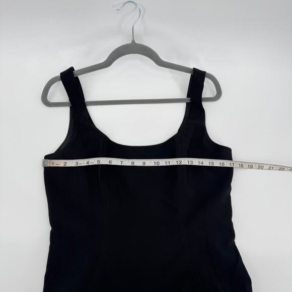 Rare London Women's Size 8 Black Sleeveless Drop Waist Back Zip Lined Dress - Picture 9 of 10
